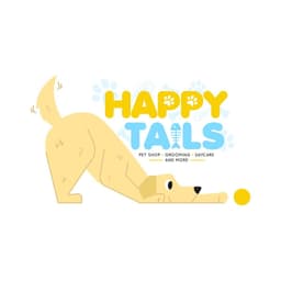 Logo de Happy Tails, aliado de la red veterinaria de SURA en Panamá